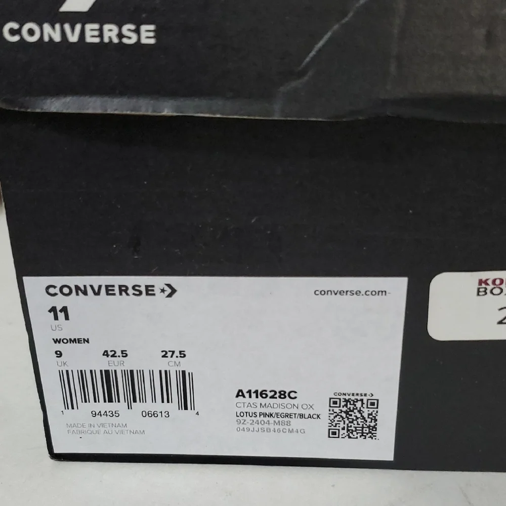 Converse CTAS Madison OX Low Top Sneakers Pink Women's 11 NIB - Picture 11 of 11